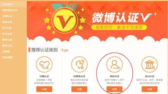 微博认证流程